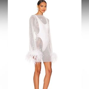Feathers Mini Dress in White
Santa Brands